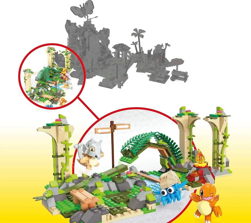 MEGA Pokémon Ruines de la jungle, coffret de construction - 464 pièces Âges 7+