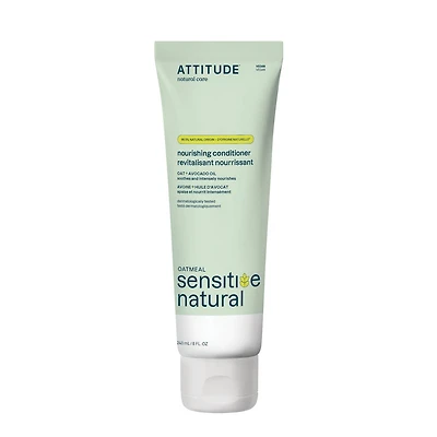 ATTITUDE oatmeal sensitive natural, Nourishing Conditioner, Oat & Avocado Oil, 240 mL
