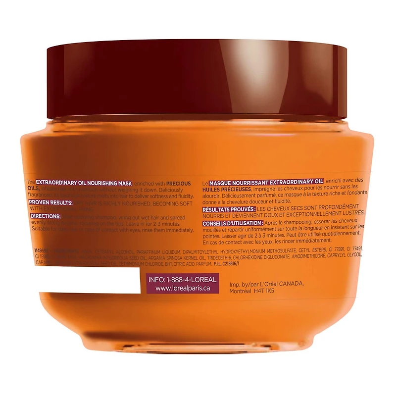 L'Oréal Paris Masque baume nourrissant Extraordinary Oil Hair Expertise, 300 ml 300 ml