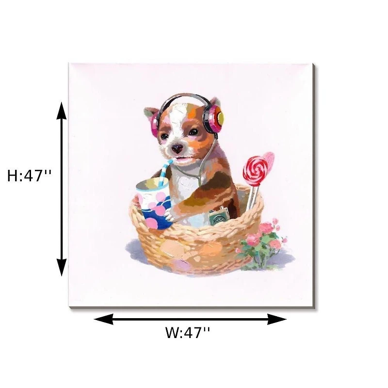 BUDDHA 50% HAND-PAINTING , ART WALL.<br>59"H x 39"W x 1.35"D