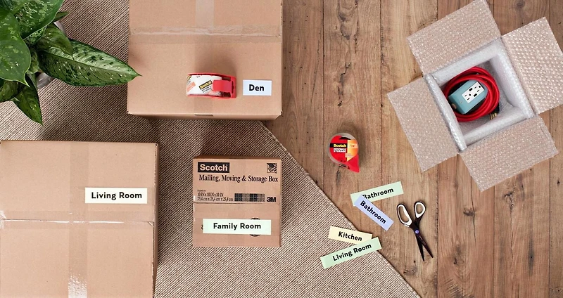 Ruban d’emballage durable pour entreposage Scotch®, 3650-3-ESF, transparent, 48 x 50 m (1,88 po x 54,6 v), 3/paquet