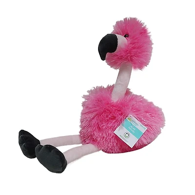 Way to celebrate Medium Plush Fuzzy Flamingo , pink, 18inch