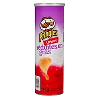 Croustilles Pringles Original Réduit en gras, 139 g