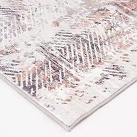 Banburry Light Grey and Light Purple Woven Area Rug