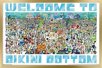 Nickelodeon Spongebob - Every Character Ever 19 Wall Poster, 22.375" x 34"