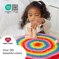 Red Heart® Fil Super Saver®, Imprimés, Acrylique #4 Médium, 5oz/142g, 236 Yards Fil durable, large gamme de couleurs