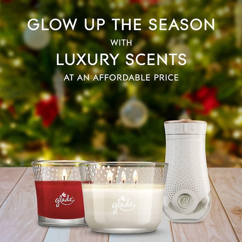 Glade® Scented Candle Air Freshener, Holiday 1-Wick Candles
