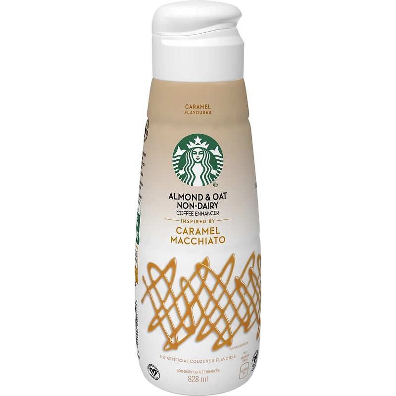 Starbucks Rehausseur De Café Amande Et Avoine Macchiato Au Caramel 0.8 L