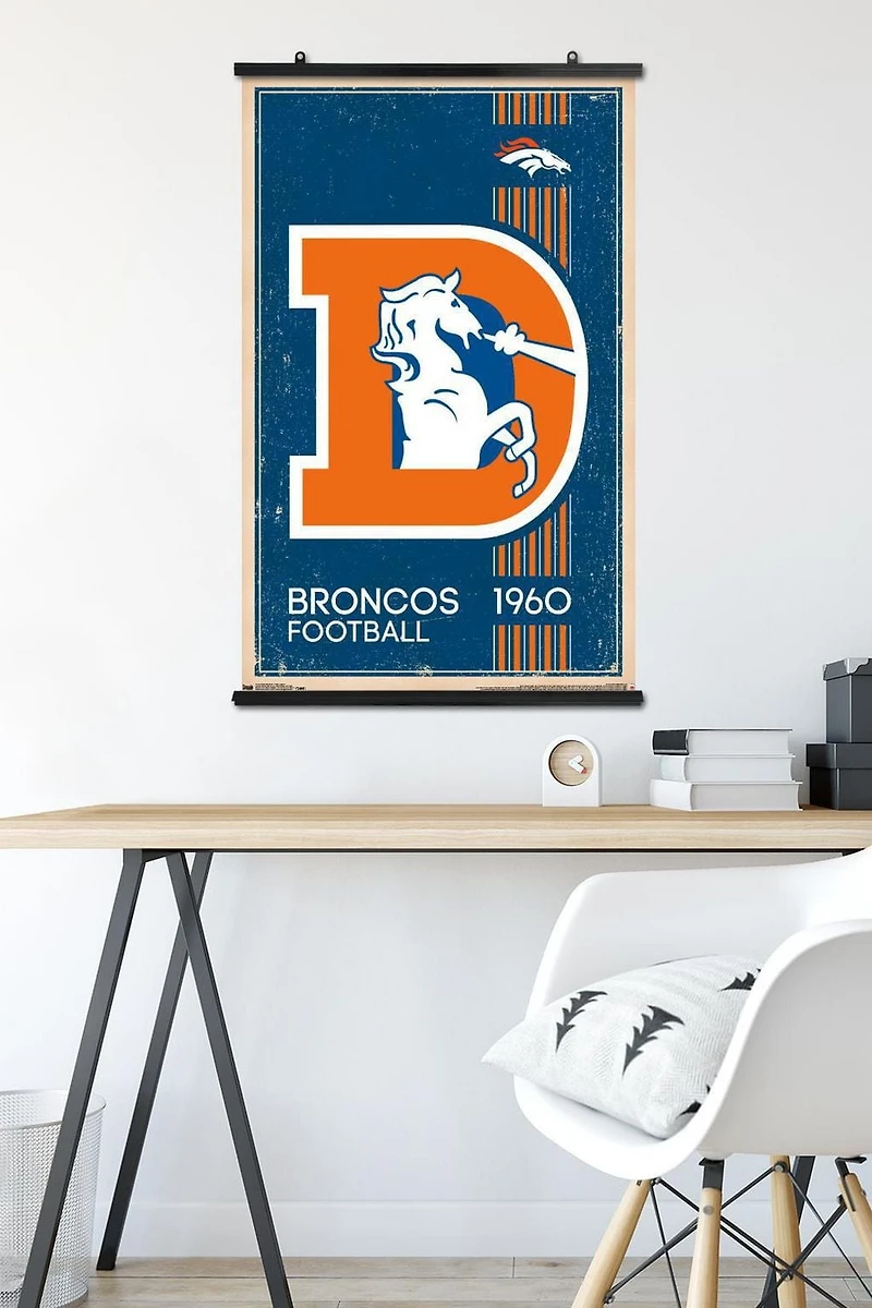 NFL Denver Broncos - Retro Logo 14 Wall Poster