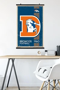 NFL Denver Broncos - Retro Logo 14 Wall Poster