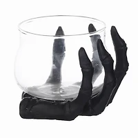 Porte-bougies en os sur le thème d’Halloween pour les décorations d’intérieur d’Halloween 10.1cm