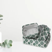 Ensemble Imprimé De Feuille De Caddy De Rangement De 3