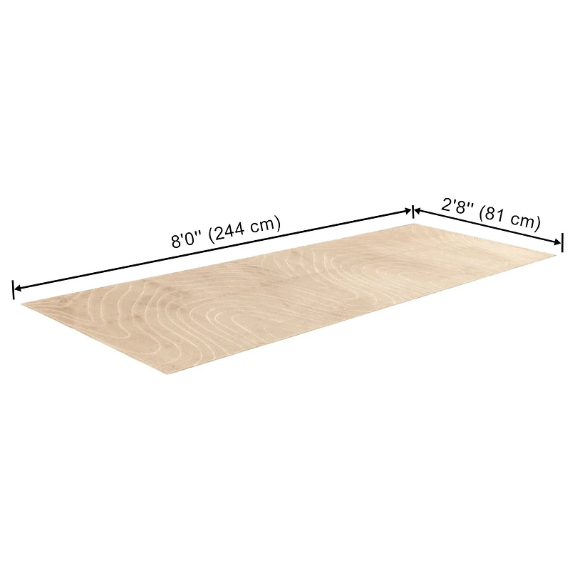 Tapis Somos Lavable A la Machine Contemporain/Moderne pour Salon, Chambre, Salle Manger, Entrée, Couloir et Plus Encore.