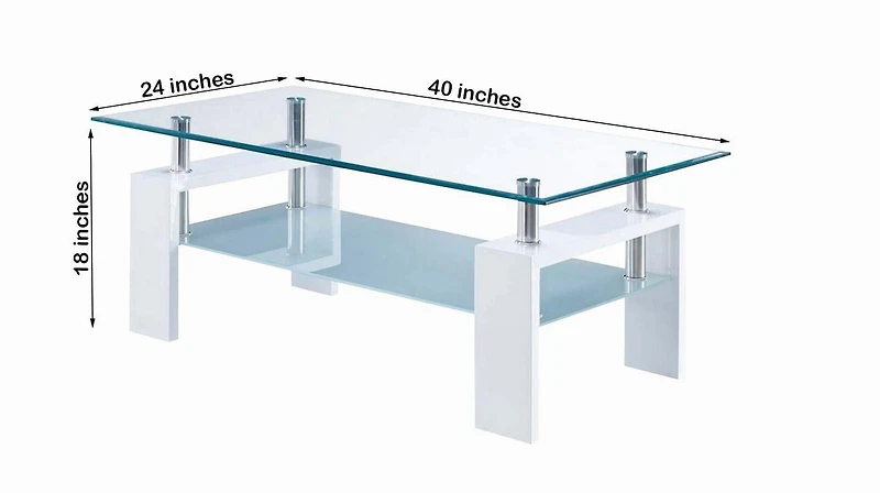 Canadian Nano Coffee Table White