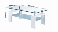 Canadian Nano Coffee Table White