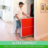 GoSports - Ensemble de jeu de tennis de table intérieur/extérieur de taille moyenne - Rouge