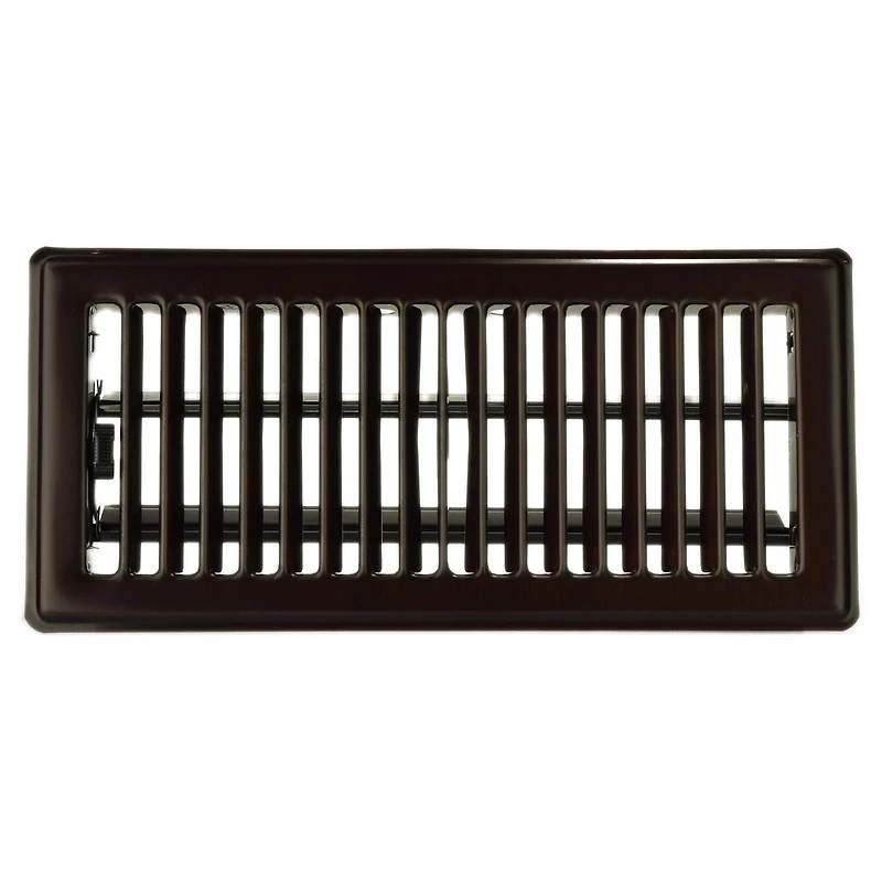 Imperial 4 po x 10 po Registre de plancher en acier bronze huilé 4x10po ORBZ Lvrd Flr Reg