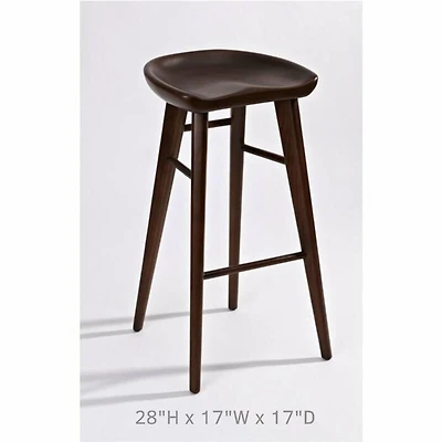 Tabouret de comptoir en bois