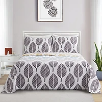 Marina Decoration Ultra Soft Silky Deep Pocket Rich Printed Bedding Rayon from Bamboo All Season Sheet Set with Pillowcases