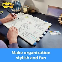 Post-it® Tabs 686-FLOPBT, 1in x 1.5in (25.4mm x 38.1mm)