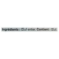 Fermes Burnbrae Pochette de 6 OEUFSpresto ! Omega 3 cuits durs