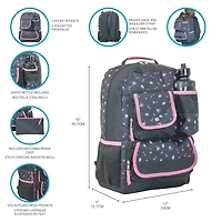 Jetstream Ensemble de sac à dos trois pièces Sac à dos pour l'école, bouteille d'eau et étui