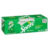 Sprite Zéro Fridge Pack Cannettes, 355 mL, 12 Pack 12 x 355 ml