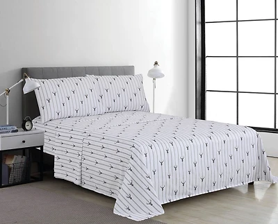 Ensemble de draps en microfibre 4 pièces Cerf