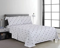 Ensemble de draps en microfibre 4 pièces Cerf