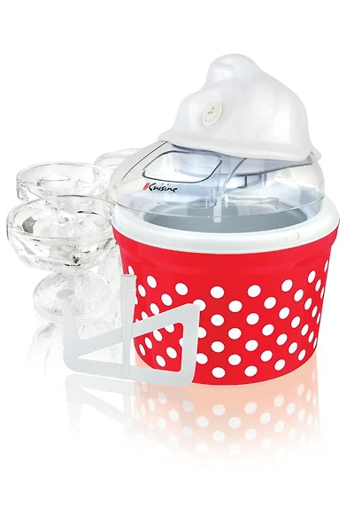 ICM26RD Machine à Crème Glacée, Sorbet et Yaourt Glacé Automatique