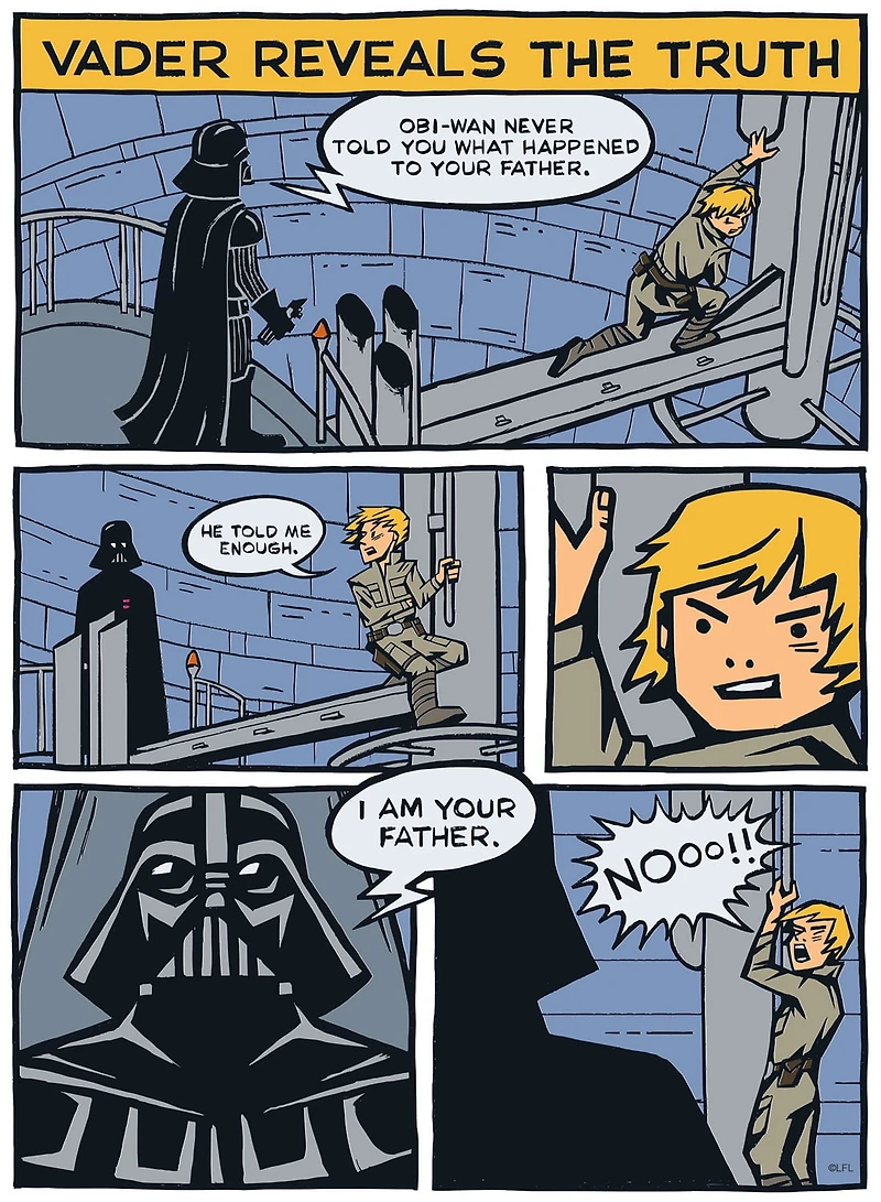 Buffalo Games Star Wars - I Am Your Father Puzzle de 100 pièces imbriqué pour adultes de 6 à 99 ans