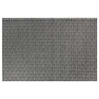 Set De Table En Pvc Tissé Textstyle Gris - Lot De 12
