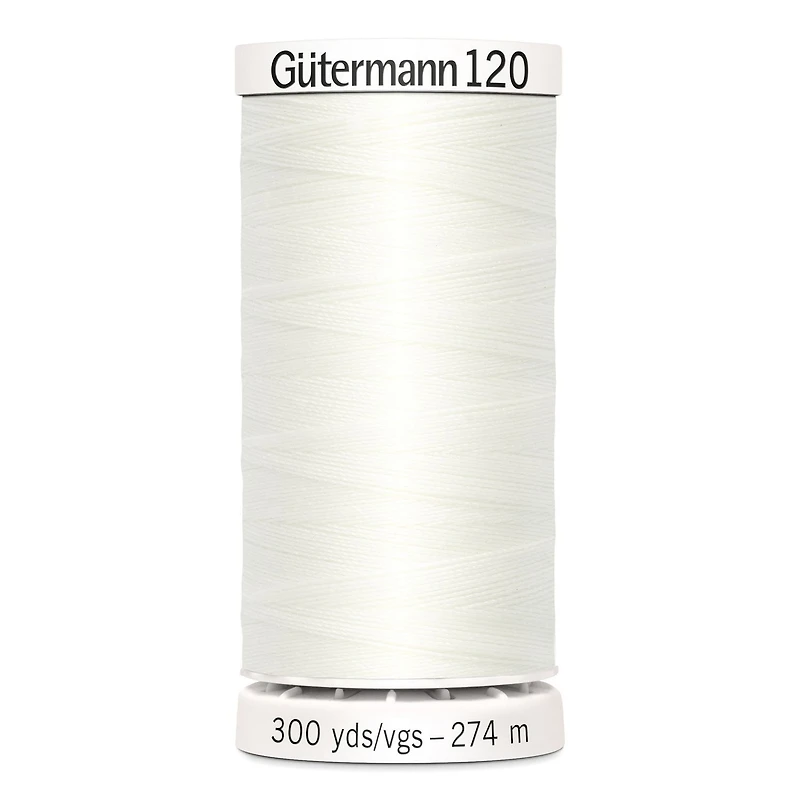 Fil tout usage Gutermann 120 à 100 % polyester 274 m/300 vgs