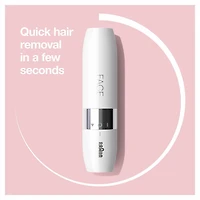 Braun Mini Hair Remover, Mini Hair Remover, Cleaning Brush, AA Battery