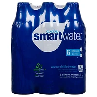 Glacéau smartwaterMD, emballage de 6 bouteilles de 500 mL
