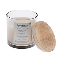 Better Homes & Gardens Smoky Gray Mist Scented 2-Wick Ombre Jar Candle 12oz
