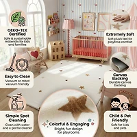 Tapis d'intérieur tapis de jeu étoiles pour enfants Rug Branch
