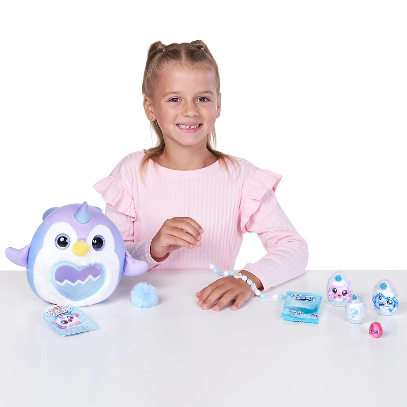 Rainbocorns Eggzania Frozencorn Mania de ZURU, Peluche de collection pour filles 3 ans et plus