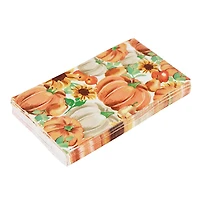 Mode de célébration! Grandes Serviettes de table Citrouilles et tournesols de Thanksgiving, 20ct