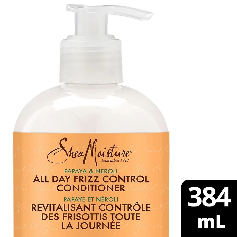 Revitalisant SheaMoisture Contrôle des frisottis Papaye et néroli pour cheveux bouclés sans parabènes