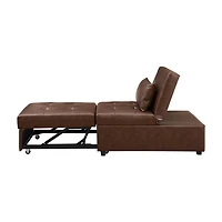 Payton Sofa Bed, Brown PU