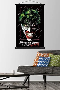 DC Comics - The Joker - Up Close Wall Poster, 14.725" x 22.375"