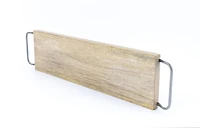 Planche de service longue en bois de manguier industriel