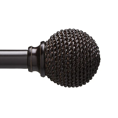 Jeu de tringles hometrends de 5/8 po avec embouts nautiques en bronze