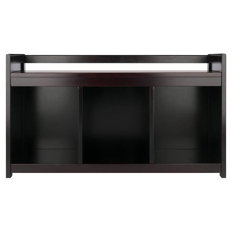 Banc de rangement Addison de Winsome Trading Inc. 4 pièces avec 3 sections