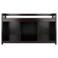 Banc de rangement Addison de Winsome Trading Inc. 4 pièces avec 3 sections