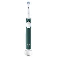 Brosse à dents électrique rechargeable Oral-B iO Série 2, vert forêt avec 1 brossette soins doux – Capteur automatique de pression pour protéger les gencives – 3 modes –