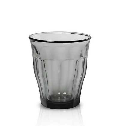 Duralex Picardie Gobelets en verre gris, 310 ml Lot de 4