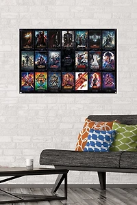Marvel Avengers: The Infinity Saga - One Sheet Grid Wall Poster, 22.375" x 34" Framed