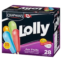 Chapman's Low Calorie Fruity Li'l Lolly in a Box 28 x 50 ml